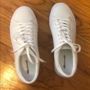 Madewell white sneakers - *basically brand new*